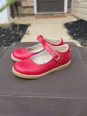FootMates Allie Baby Toddler Girls Mary Jane Shoes Red Size 8.5